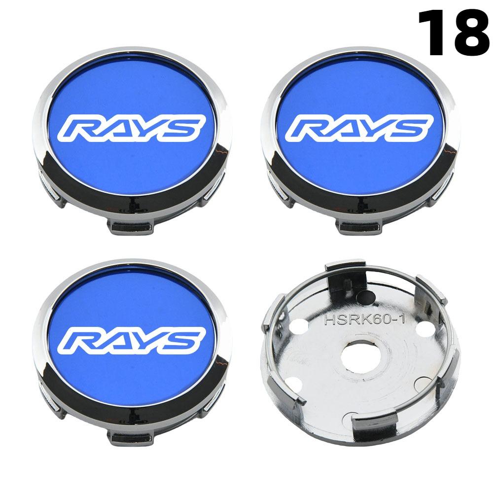 1Set/4PCS OD 60MM / ID 56MM Rim Caps RAYS VOLK VR Logo Wheel Center Cap Wheel Cover Hub caps Sport Car Tire Accessories