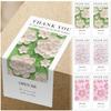 50PCS 5*10cm Thank You Stickers Commodity Packaging 3D Flower Sealing Labels Open Me Decals Party