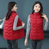 Зимний женский пуховый хлопковый жилет с воротником-стойкой, хлопковый жилет, короткий жилет