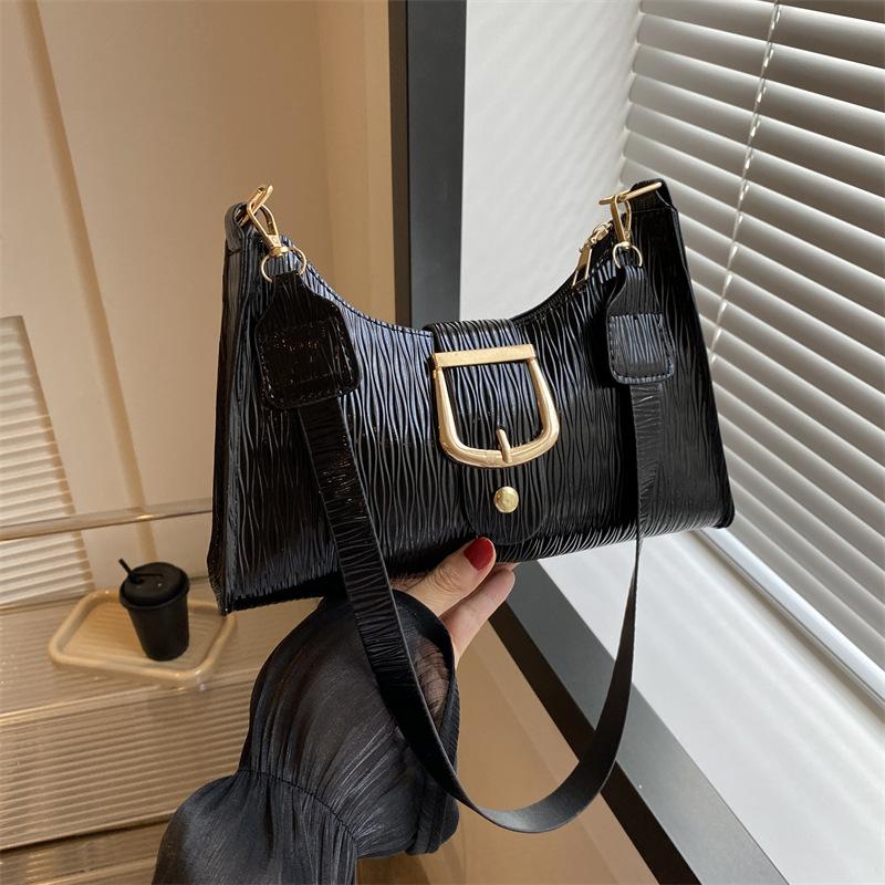 Женская сумка Маленькая квадратная сумка Дизайнерская сумка через плечо Сумка через подмышку Большая вместимость Женская сумка Tide