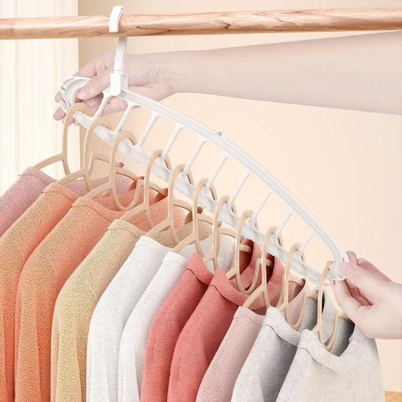 Одиннадцать вешалок для одежды, не оставляющих следов, нескользящая вешалка для хранения одежды, многофункциональная складная вешалка для одежды, органайзер для шкафа