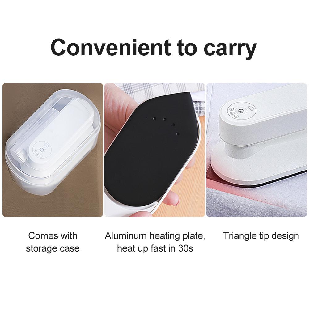 Portable Ironing Machine, 2 in 1 Travel Ironing Machine with Dry and Wet Ironing for Home and Business Clothes