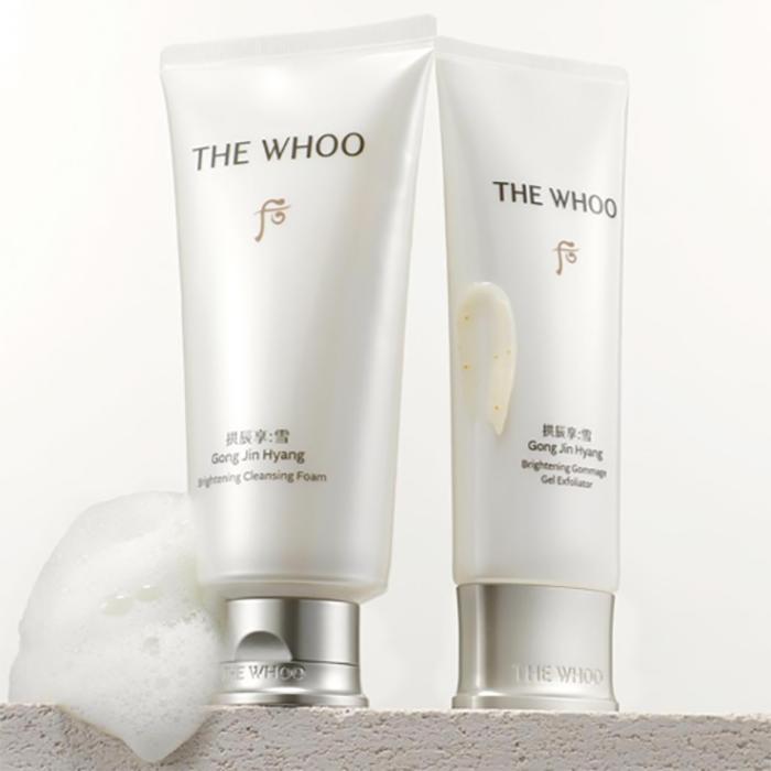 The history of whoo Gongjinhyang Seol Осветляющая очищающая пенка – Сияющее отбеливание, очищающее средство для лица для чистой и сияющей кожи, корейское