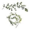 Lighted Artificial Greenery Twig Vine Garland 96 Fairy Lights 6FT Battery Operated Pre-lit Faux Olive/Eucalyptus Vine with Timer