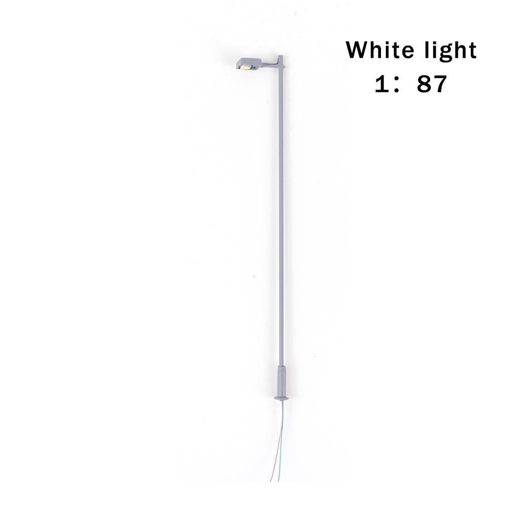 1:150/1:100/1:87 масштаб одинарная лампа модель миниатюрный DIY декор ночник песочный стол строительство парк сад наружное освещение