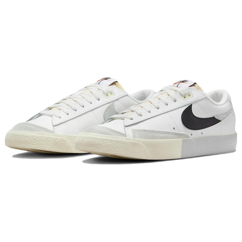 Nike Кроссовки Blazer Low 77 'Summit White Black Light Silver' Мужские DZ2544-100