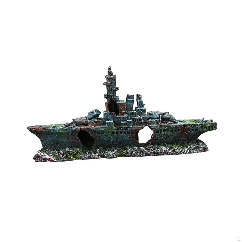 Аквариумный декор, корабль, аквариум, украшения, поделки для пресноводных и соленых водоемов, пещера для укрытия