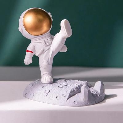 Смола украшения астронавтов универсальная подставка для мобильного телефона держатель космонавт кронштейн игрушки домашний офис декор стола день рождения