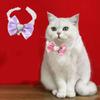 Lightweight Pet Pearl Necklace Shiny Pet Necklace Collar  Suitable for Small To Medium Dogs
