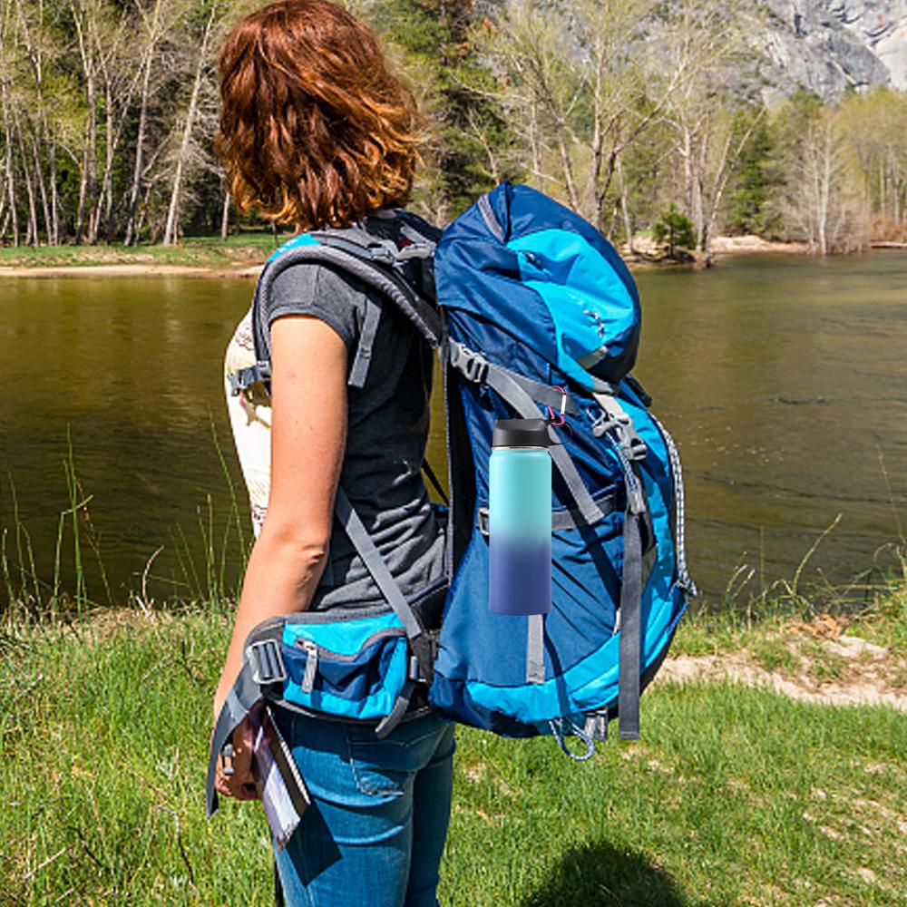 5 шт. карабин из алюминиевого сплава с пружинным зажимом, подпружиненный крючок для чайника для кемпинга, пешего туризма