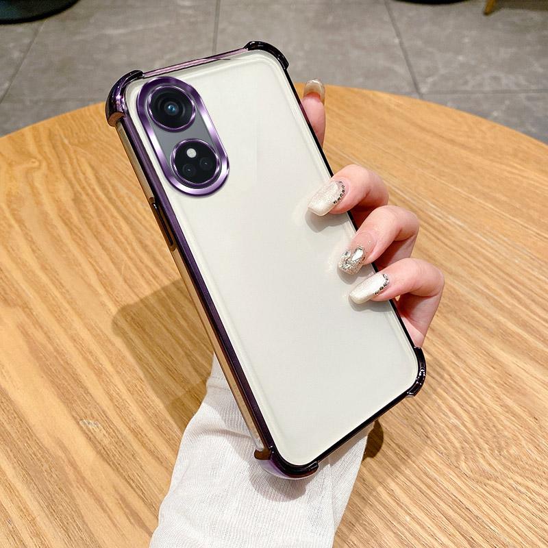 Чехол для OPPO Reno 8T Чехол для телефона OPPO Reno 8T 5G Reno8T 4G Утолщение по углам Ударопрочный Покрытие Силиконовый Мягкая задняя крышка