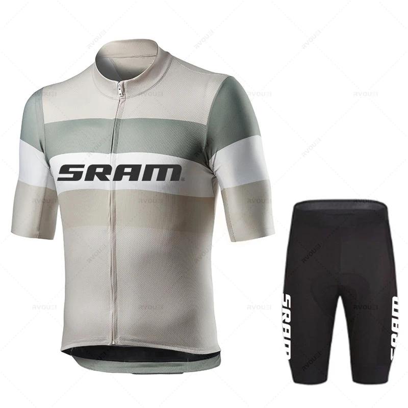 Sram Профессиональная Велосипедная Одежда для Мужчин, Одежда для Шоссейного Велосипеда, Гоночная Одежда, Быстросохнущая, Комплект Велосипедных Джерси, Новая, 2026