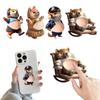 France Shop Shiba Inu Puni Puni 3D Relief Stickers 4-Pack Soft Belly Mochi Marshmallow Stress Relief Cute Dog Notebook Phone Decoration DIY Craft