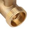 3/4 Inch Brass 2 Way Valve Splitter Hose Pipe Tap Connectors for Garden Irrigation