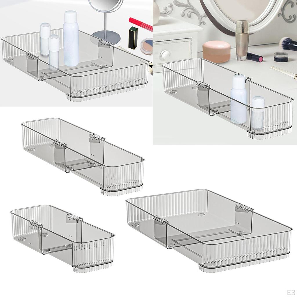 Регулируемый ящик-органайзер, многофункциональный ящик для хранения туалетного столика для кухни