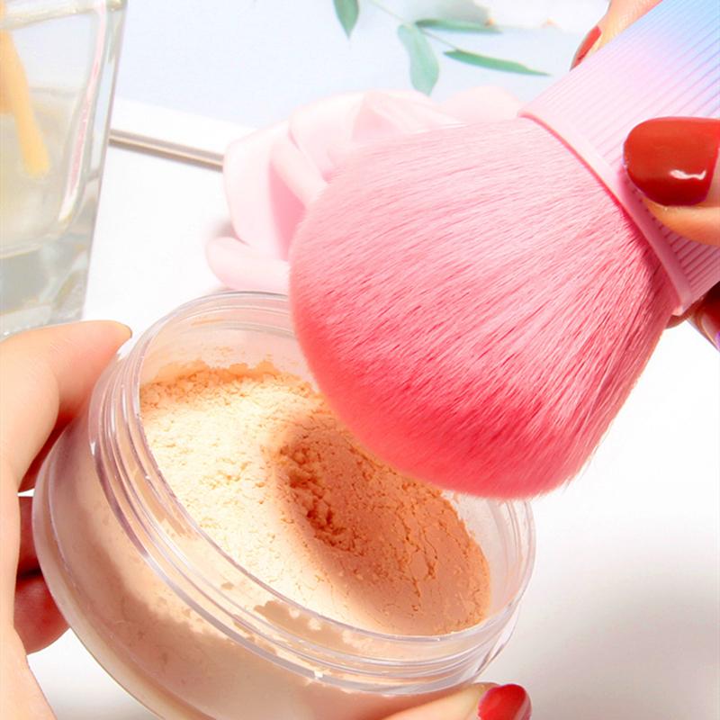1 PCS Kabuki Brushes Travel Kabuki Foundation Brush for Face & Body Large Full Coverage Makeup Brushes for Blending Liquid