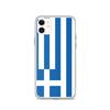 Coque iPhone - Drapeau De La Grèce - iPhone 11 - Silicone Souple - Design Fin Et Léger - Protection Optimale