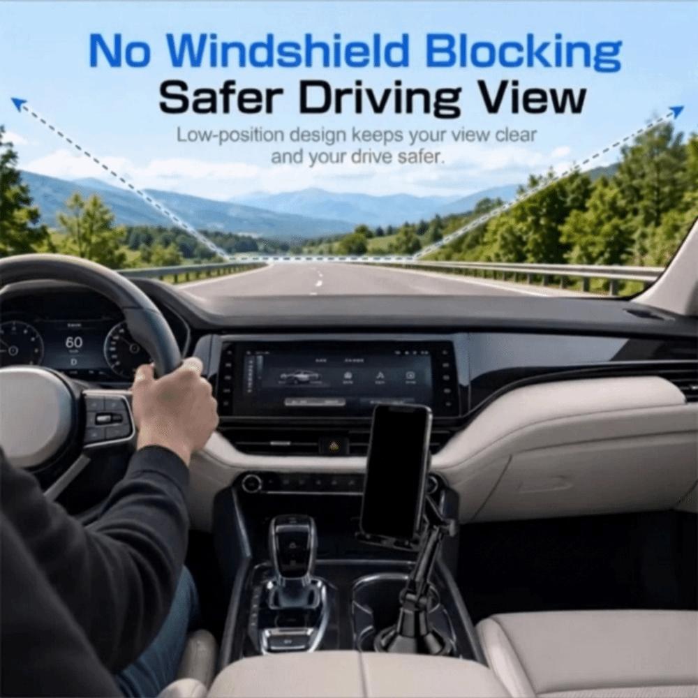 360 Degree Rotation Car Cup Tablet Holder Mount Hands-Free Universal Phone Mount Driving