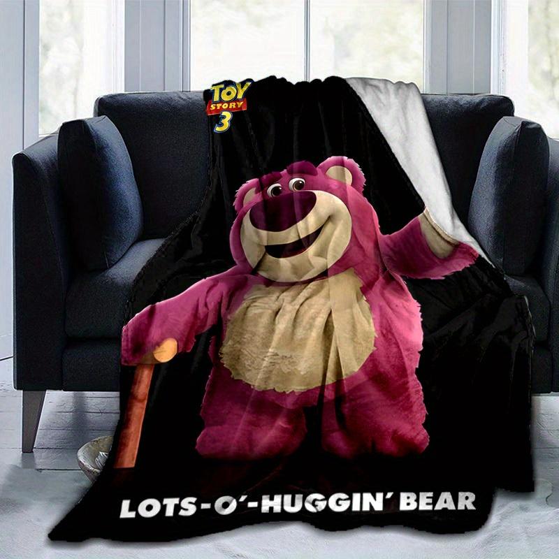 1pc, Toy Story 3 Lots-O-Huggin' Bear Blanket Home Decor, Couch Blanket, Outdoor Blanket, Gift Idea, Flannel Throw, Suitable for Bedroom
