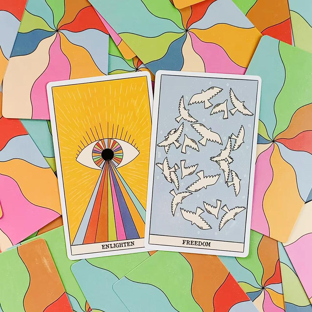 Современная Ведьма Духовная Колода Царство Гадание Медитация Игра для Вечеринки для Девушки и Женщины, Классический Дизайн для Начинающих и Профессионалов