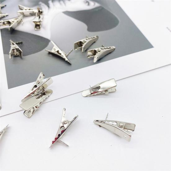 10 Pcs Christmas Metal Elastic Flower Spring Clips Mini Clips Stainless Lightweight Reusable No Deformation