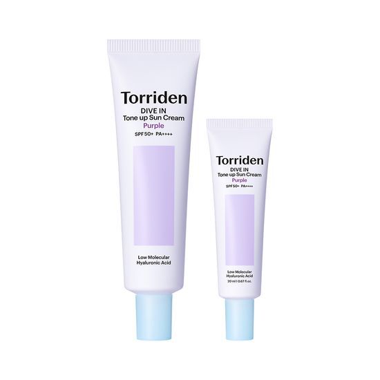 TORRIDEN Dive-in Purple Tone-Up Sunscreen 60ml Increased Volume (+20ml)