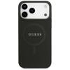 Guess Saffiano Classic Logo MagSafe Case for iPhone 17 Pro Max Black