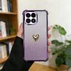 Покрытие 3D Сердце Чехол для Телефона Для Motorola G14 G24 G52 G54 G84 G86 G56 G10 G20 G06 G77 Блеск 4-точечная Защита от Падения Мягкая Крышка
