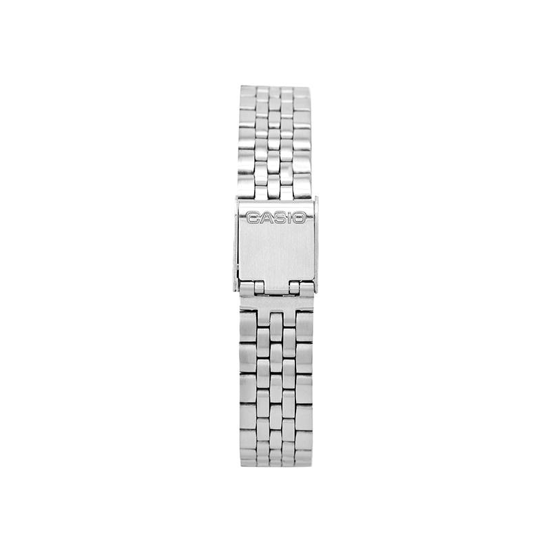 Casio Стандартная серия, маленькие серебристые часы, ретро ЖК-дисплей для бизнеса, кварцевый механизм, ремешок из нержавеющей стали, японский и корейский LA680WA-1B-INTERNATIONAL
