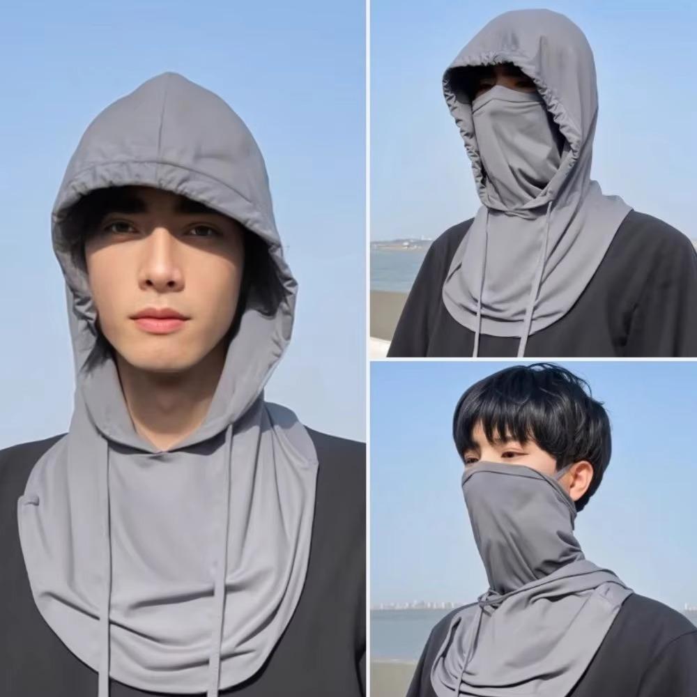 Sun/UV Protection Ice Silk Sunscreen Masks Breathable Long Neck Covers  Cycling Motorcycle Fishing