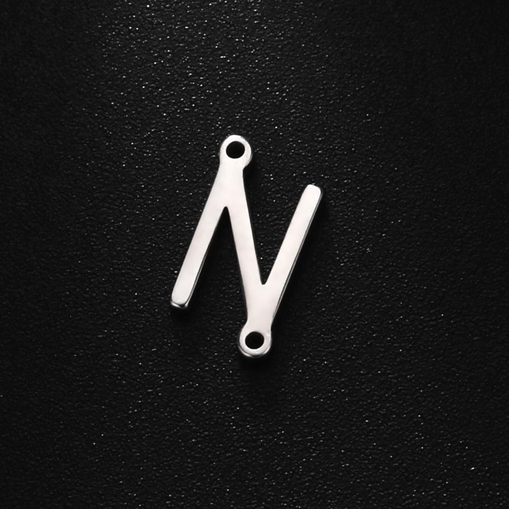 Cazador 5 шт./лот Нержавеющая сталь Золотой цвет Заглавные буквы DIY Шармы для бижутерии 26 Алфавитных подвесок A-Z для ожерелья Браслета