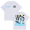 2026 Summer Rapper Wos Ds3 Album Logo Graphic Tshirt Mens Hiphop Retro Cotton Shortsleeved Loose Casual Women Shirt