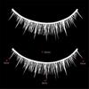 Cosplay Wispy Reusable Natural Fluffy False Lashes Cosplay False Eyelashes White Lashes