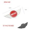 For BMW 1 W E82 ABS Car Rear Front Hood Emblem Badge Decoration Suitable for BMW Mini Cooper R55 R56 Replacement Logo Auto Styling Accessories
