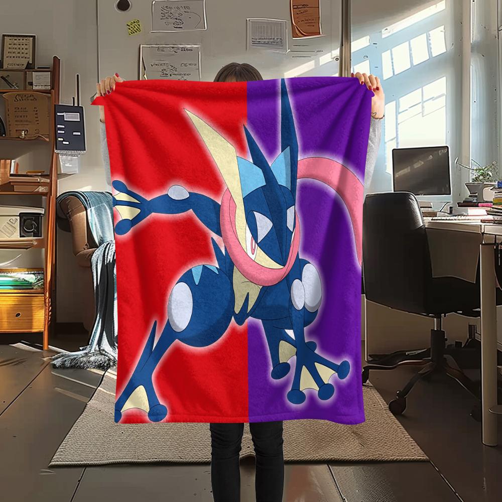 Pokémon pattern Flannel Blanket, High quality Comfortable for All Seasons, Home Decor, Warmth and Comfort, Perfect for Gifts.