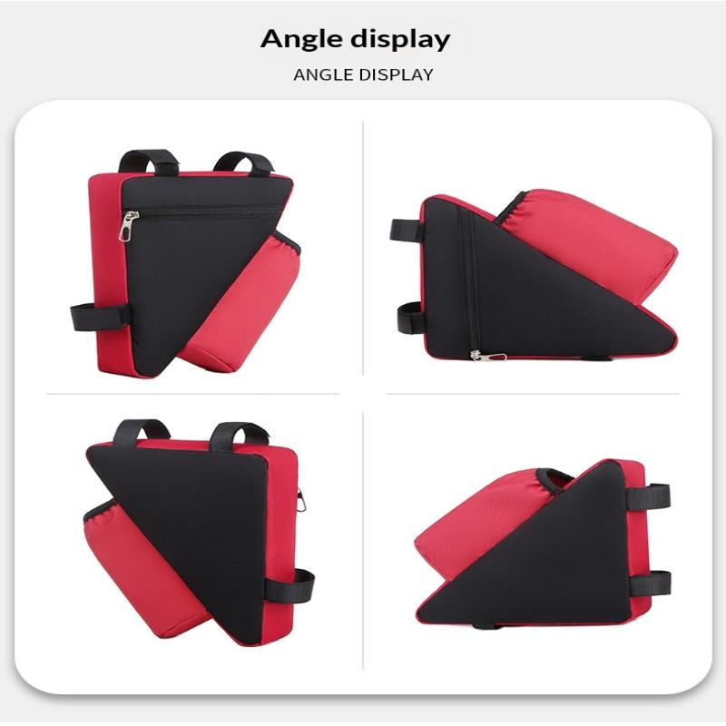 Waterproof Bicycle Frame Bag with Innovative Triangle Design and Bottle Pocket for Hydration
