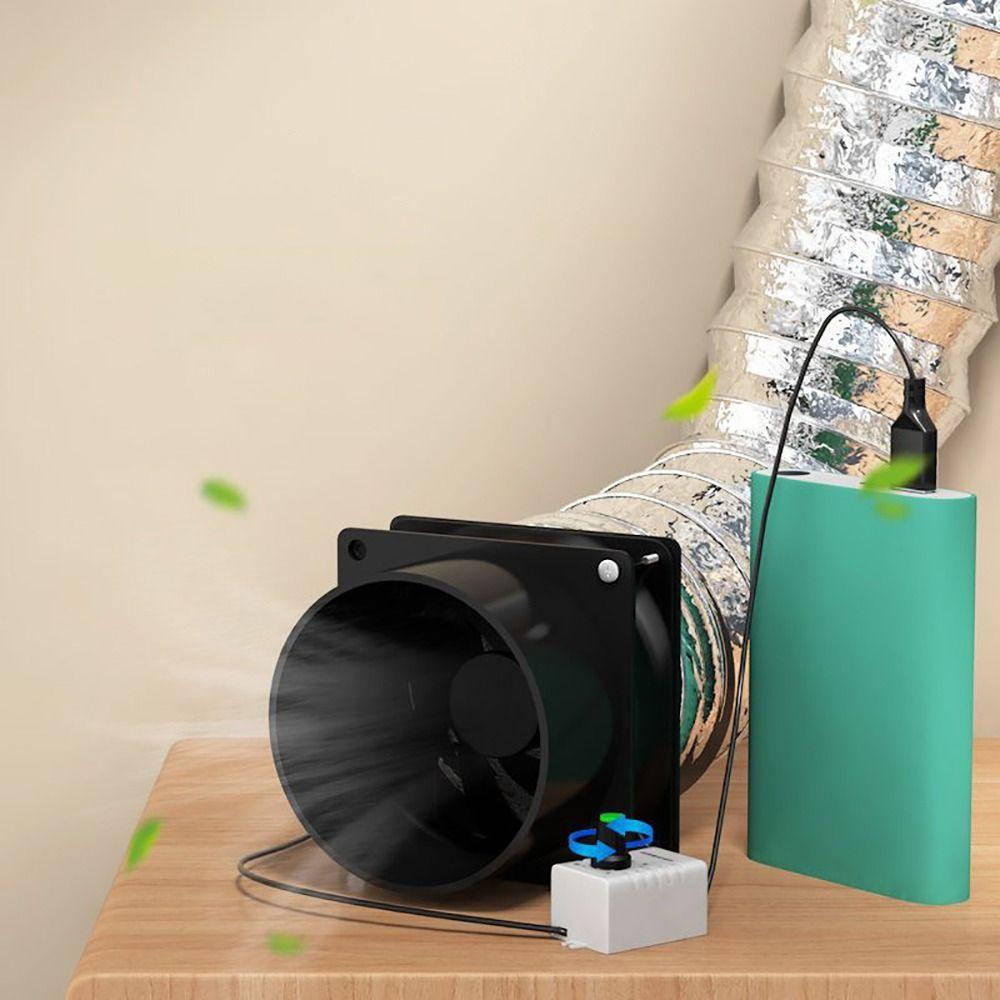 1Pcs Adjustable Speed Fume Absorber with Pipe Air Blower Bathroom Kitchen Industrial