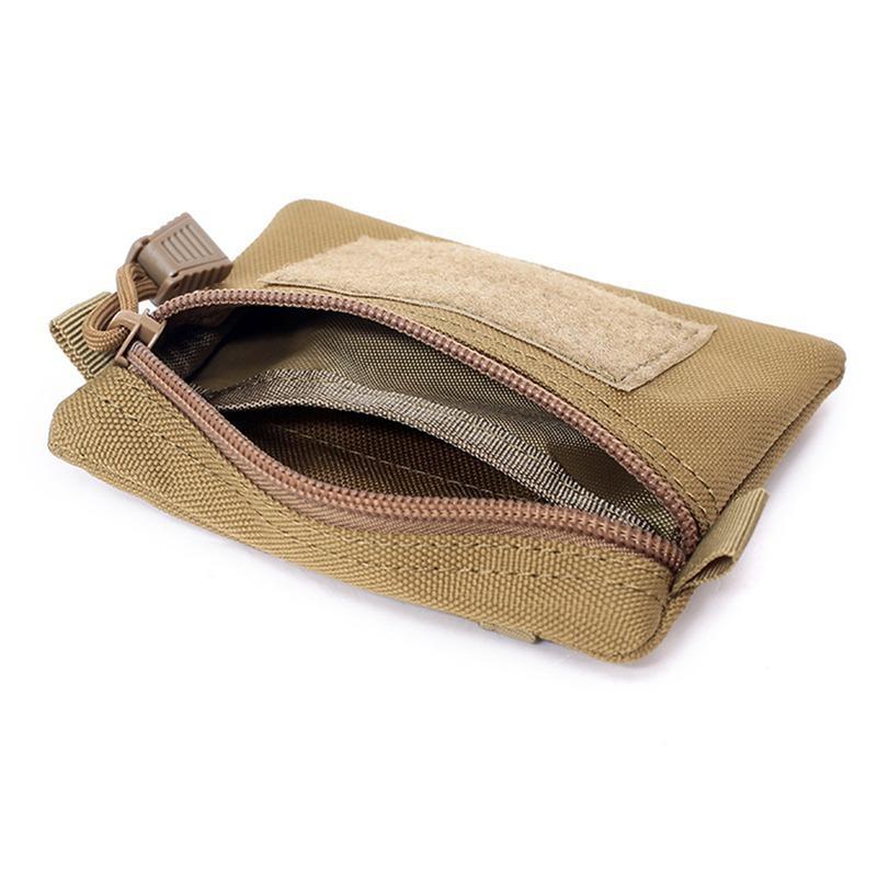 1000D Nylon Outdoor Camping EDC Molle Wallet Waterproof Portable Travel Zipper Waist Pouch for Camping Hiking Hunting EDC Pouch