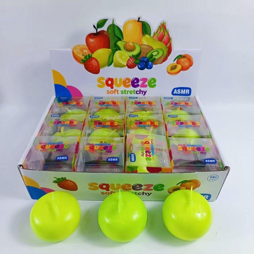 Pineapple Crispy Mango Shapable Blocks Filled Squishy Creative Crunchy Lemon Kids Adults