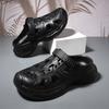 Summer New Men's Hole Shoes Platform Non-slip Wear-resistant Fashion Simple Leisure Outdoor Beach Bag Head Drag