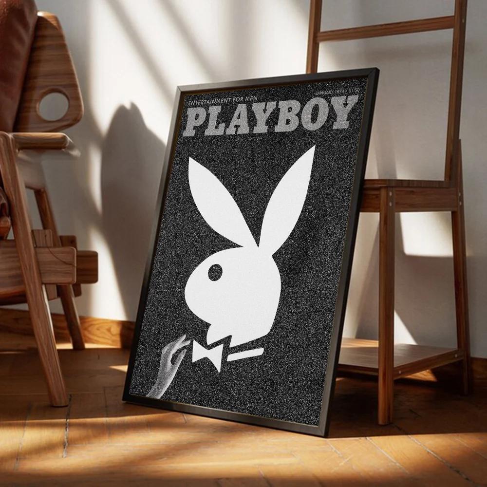 Sexy Female Celebrities Magazine Playboy Canvas Painting Poster HD Quality Poster Wall Art Painting Study Room Wall Decor
