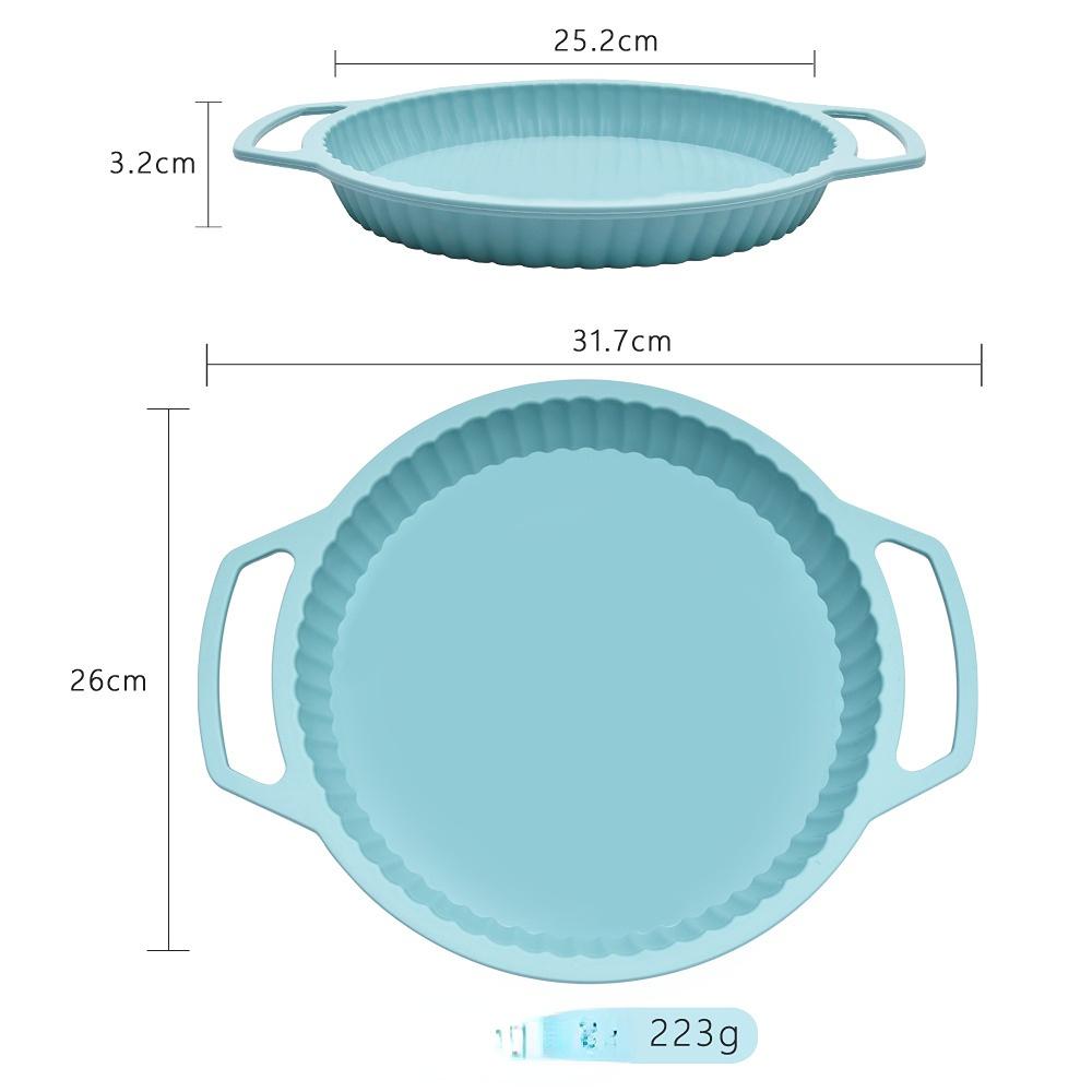 Круглая форма для торта, легкая разборка, легкая чистка, кольцо из нержавеющей стали, силиконовая форма для выпечки торта