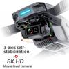 Новый KF101 MAX-S GPS Дрон 4K Профессиональная HD Камера FPV 3-осевой подвес Бесщеточный 5G WIFI Складной RC Квадрокоптер с функцией обхода препятствий 3 км 30 минут