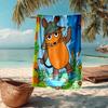 Ultra-Soft Beach Towel with Die Maus Theme,Ideal for Pool - Camping, Diving - Perfect Travel Essential, Vibrant Beach Towel.
