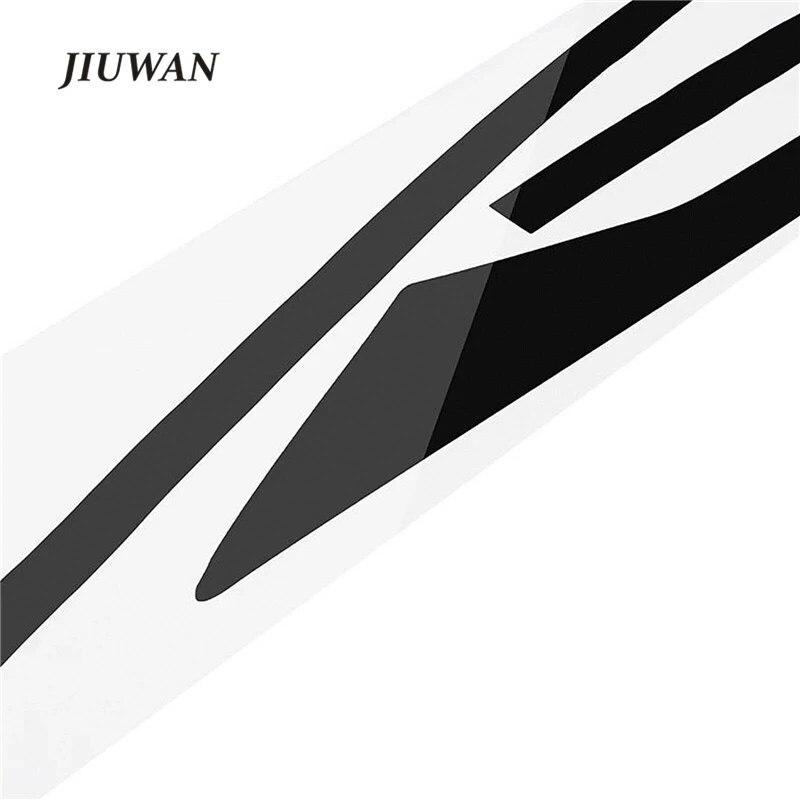 1 комплект, накладки на оконную раму автомобиля, защитная пленка, матовая черная наклейка, модный автомобильный Стайлинг для Honda Civic Sedan 16-20