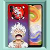 Anime One Piece Luffy Black Silicone Phone Case For Samsung Galaxy A01 A03 Core A04 E A02 A05 A10 A20 A21 A30 A50 S A6 A8 + A7