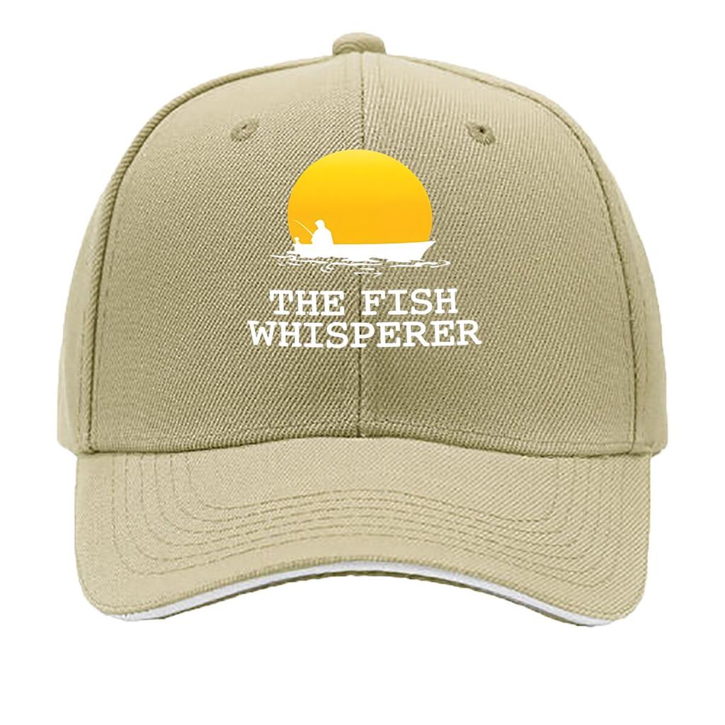 The Fish Whisperer Sunset FisherUnisex Silhouette Design Hip Hop hat Fashion Outdoor Sports Sandwich Baseball Cap