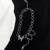 Silver Color Butterfly Choker Pendant Necklace Women Gift Necklace Light Luxury Punk Geometric Sweet Cool Clavicle Neck Jewelry