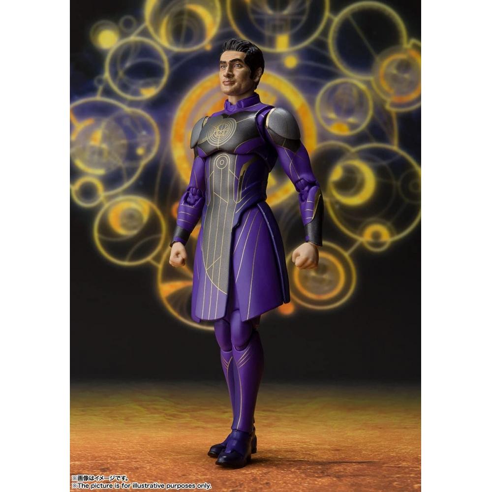 Bandai ДУХИ SHFiguarts MARVEL Eternals Kingo приблизительно. Подвижная фигура толщиной 150 мм, окрашенная из ПВХ и АБС-пластика
