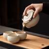 Huang Ru Teapot, Single High-end Light Luxury Guochao Opening, Large Non-hot Kung Fu Tea Set, Tea Making Ceramic Hand-held Pot